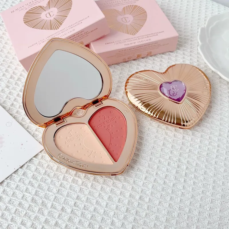 Charlotte Tilbury Airbrush Flawless Finish Makeup Finishing Powder Pillow Talk Beauty Soulmates Face Palette CT Beauty Cosmetics