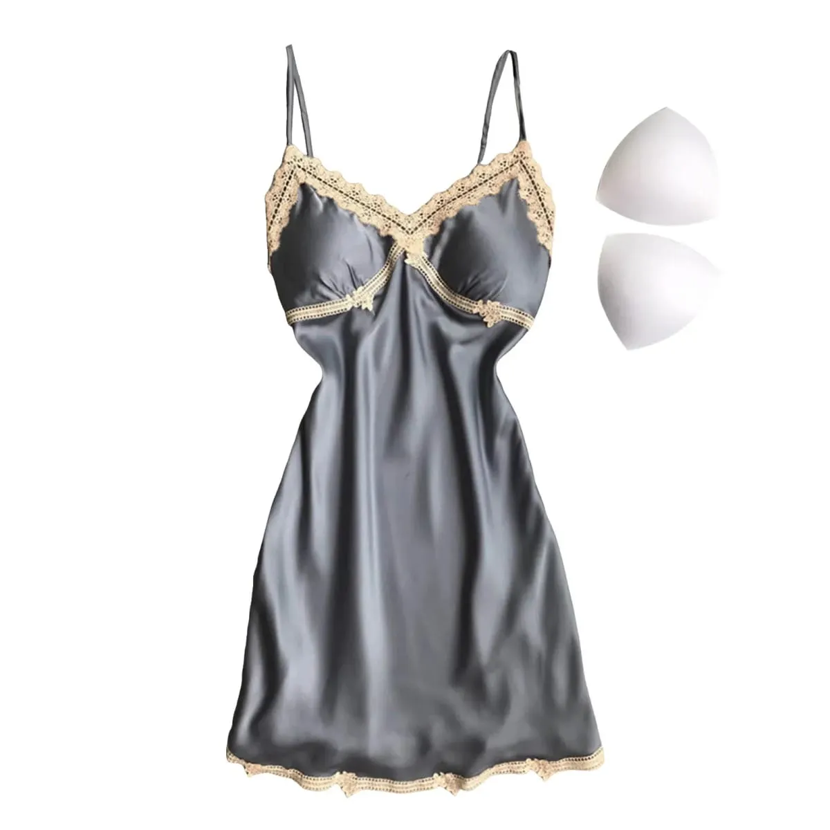 Sexy Women'S Suspender Nightgown Home Wear Lace Pajamas Erotic Lingerie In Europe And America Intimates Nightdress Sleepwear