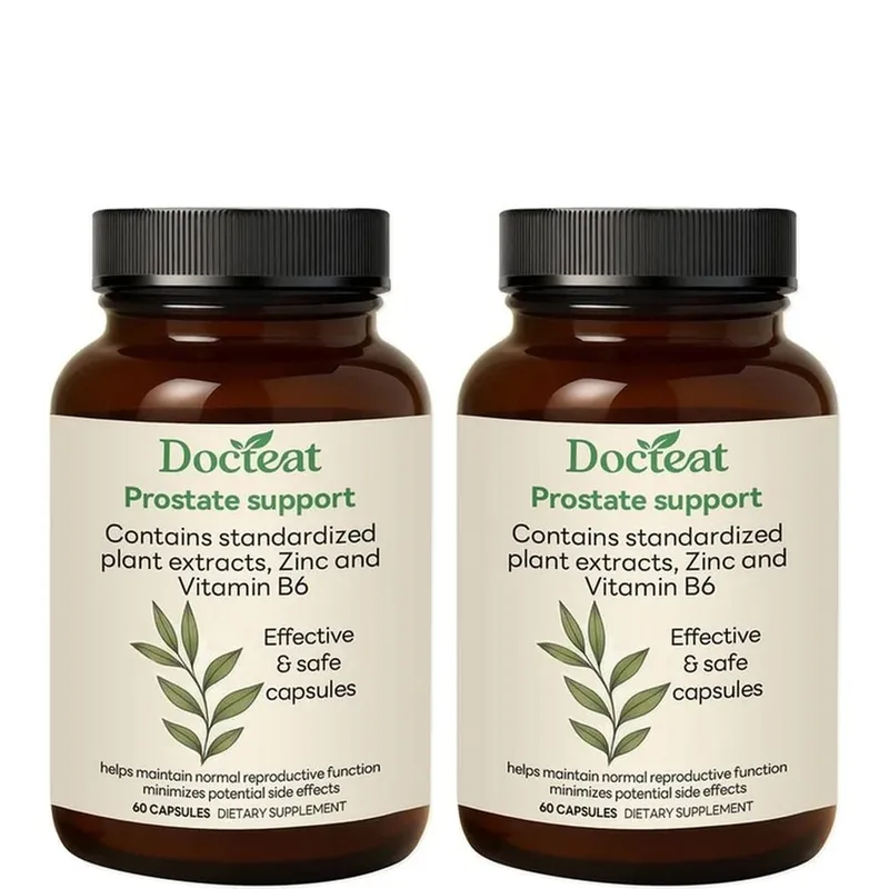 Prostate Support Capsules with Zinc and Vitamin B6 Saw Palmetto and Stinging Nettle Extracts for Support 60 Capsules