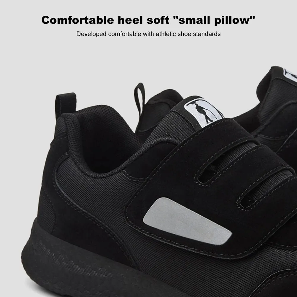 Design sapatos para diabéticos sapatos de caminhada largos com fecho ajustável deslizamento ortopédico sapatos para idosos para homens e mulheres