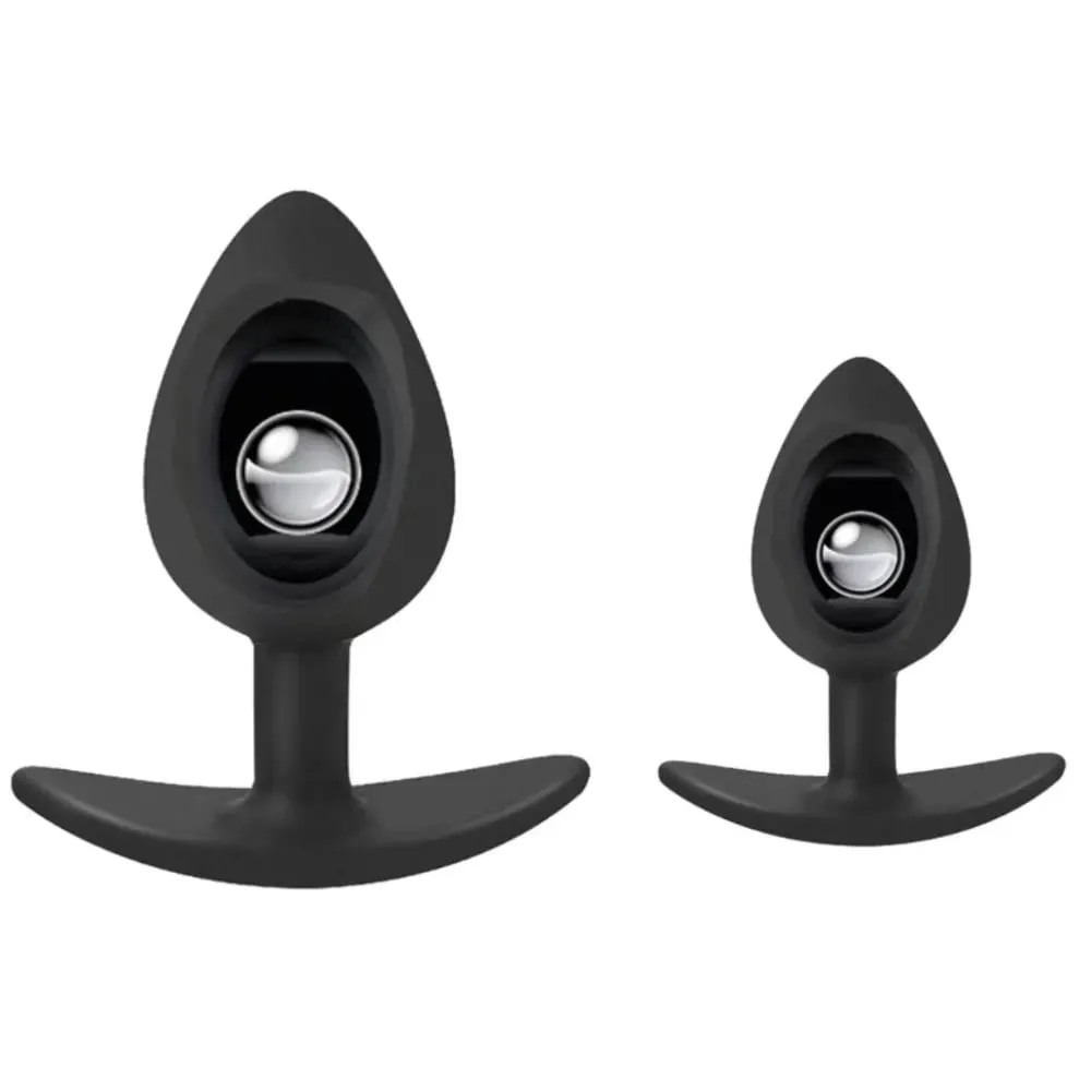 1pc Silicone Anal Plug Built-in Balls Beginner to Senior Size Buttocks G-Spot Massage Adult Sex Toys