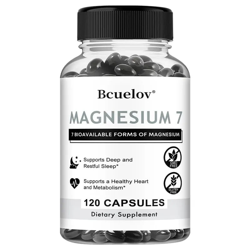7 in 1 Magnesium Complex High Absorption Supports Energy Relaxation Promotes Healthy Sleep Helps Muscle Support Supplements