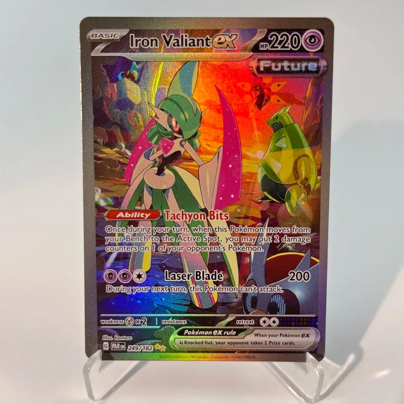 Paradox Rift PKM Cards PTCG3-C Tapu Koko Minun Rainbow Gengar ex Holographic Ex GX Rare Collection Battle Toys Gifts for Hobbies