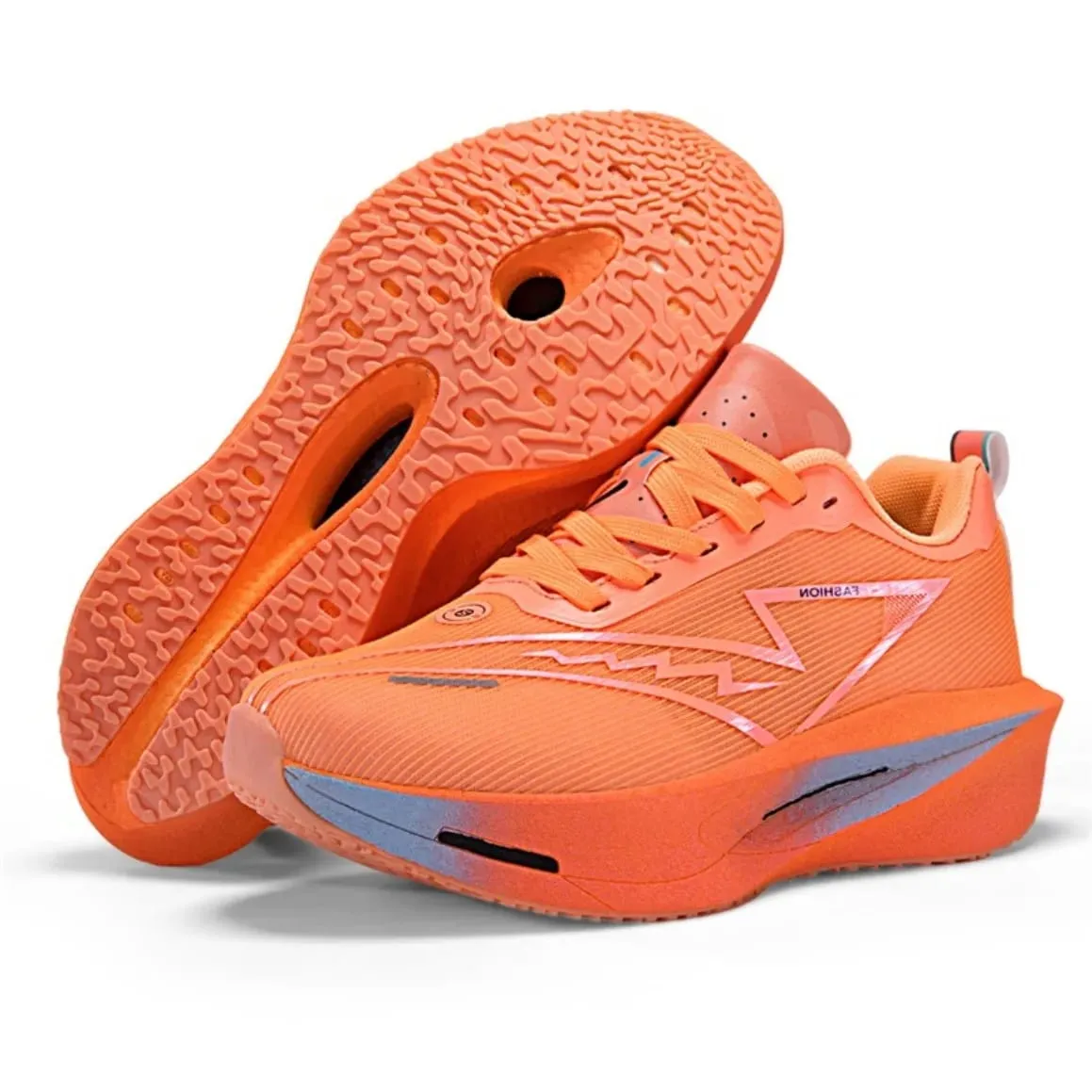 Carbon Plate Running Shoes Men Women Marathon Sports Sneakers Breathable Lightweight Professional Athletic Shoes