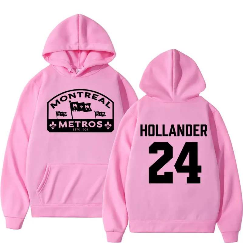 Heated Rivalry Shane Hollander 24 Montreal Metros Hoodies Men Women Clothing Hip Hop Fashion Sweatshirts Long Sleeves Pullovers