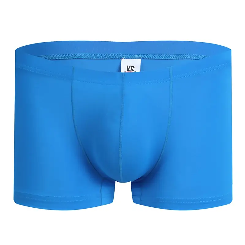 Fashion Boxers Ice Silk Man Underwear Underpants Breathable Comfortable Men's Panties Ultrathin BoxerShorts Trunks