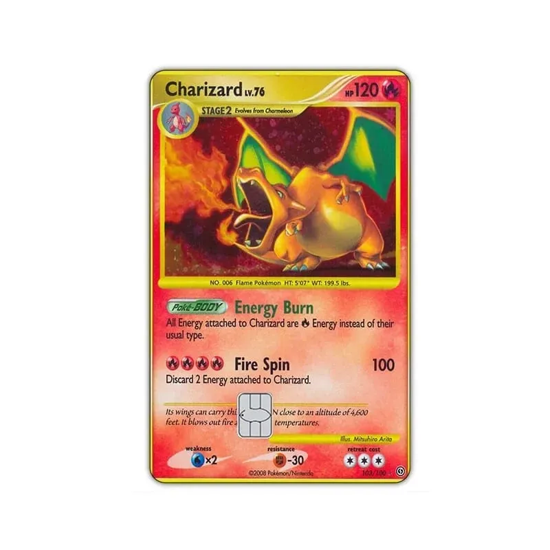 Credit Card Skin Sticker Anti-degaussing Anime Charizard Stickers for VISA JCB MasterCard and Other IC Cards