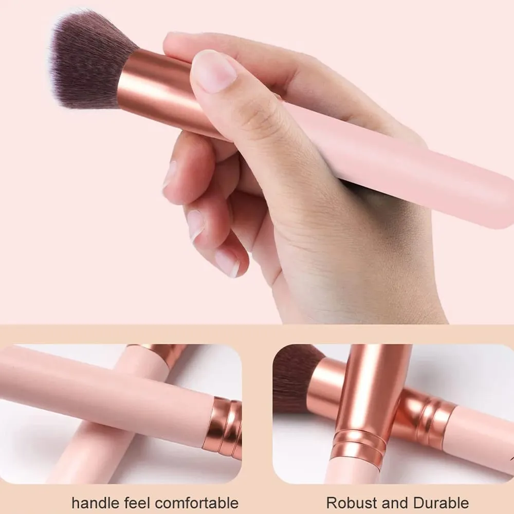 19 PCS Makeup Brush Set Include Makeup Sponge Premium Synthetic Foundation Powder Concealers Eyeshadow Blush — image 4