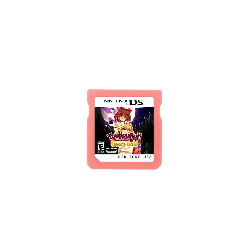 Anime Pokemon Series NDS Game Cartridge Video Game Console Moemon Silver Yellow KAIZO MoonBlack2 Hobby Collection Gifts Toys