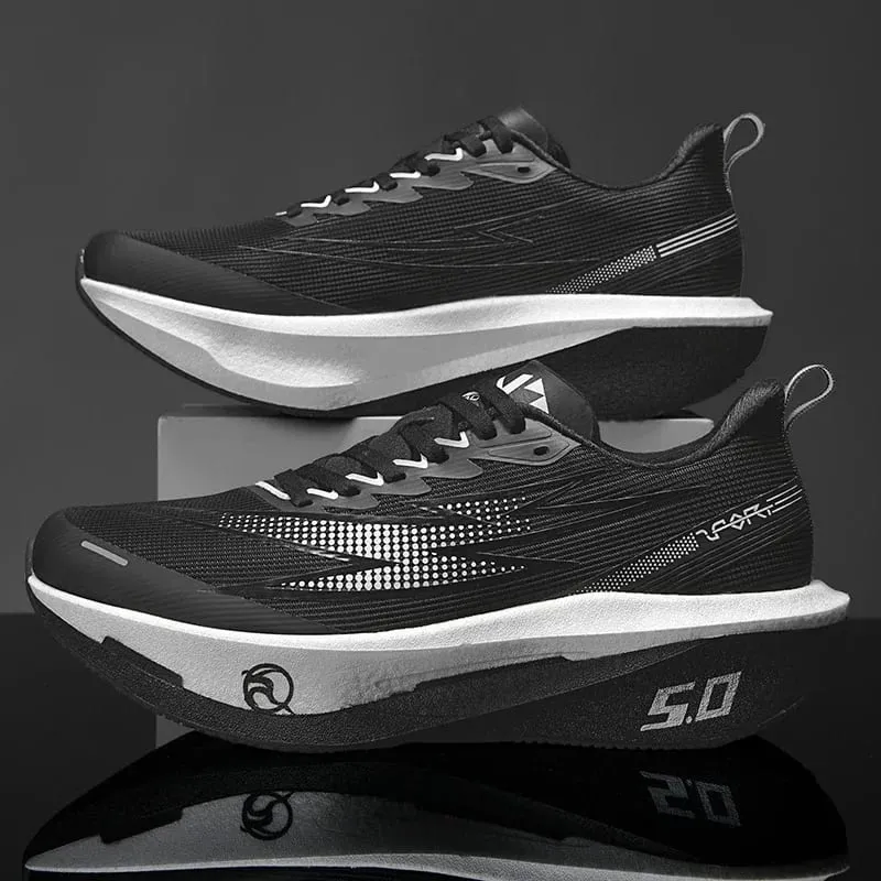 Carbon Plate Marathon Running Shoes Men Women Sports Sneakers Breathable Lightweight Shock Absorbing Non Slip Athletic Shoes — image 9