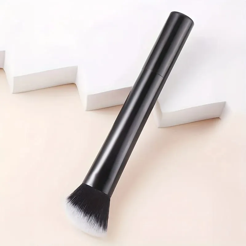 1 Angled Blush And Contour Brush Makeup Brush Foundation Brush Perfect for Cheeks Forehead Chin Nose Blending And Shaping