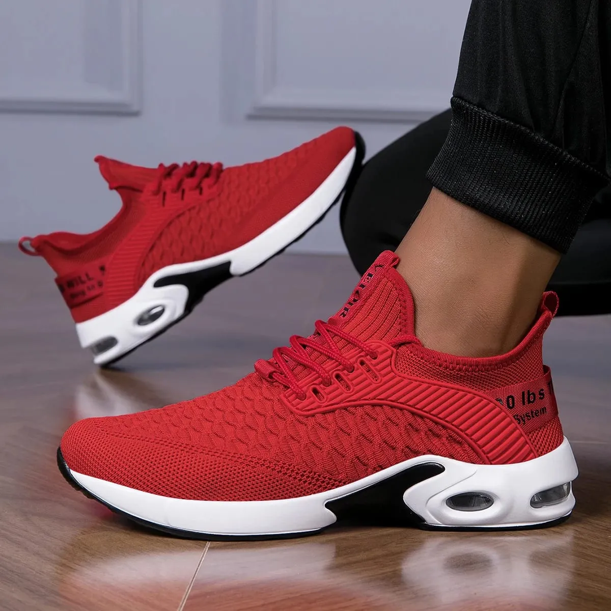 New Men's Sneakers Thick Sole Comfortable Casual Shoes Lightweight Breathable Fashion Running Shoes Luxury Male Tenis Masculino