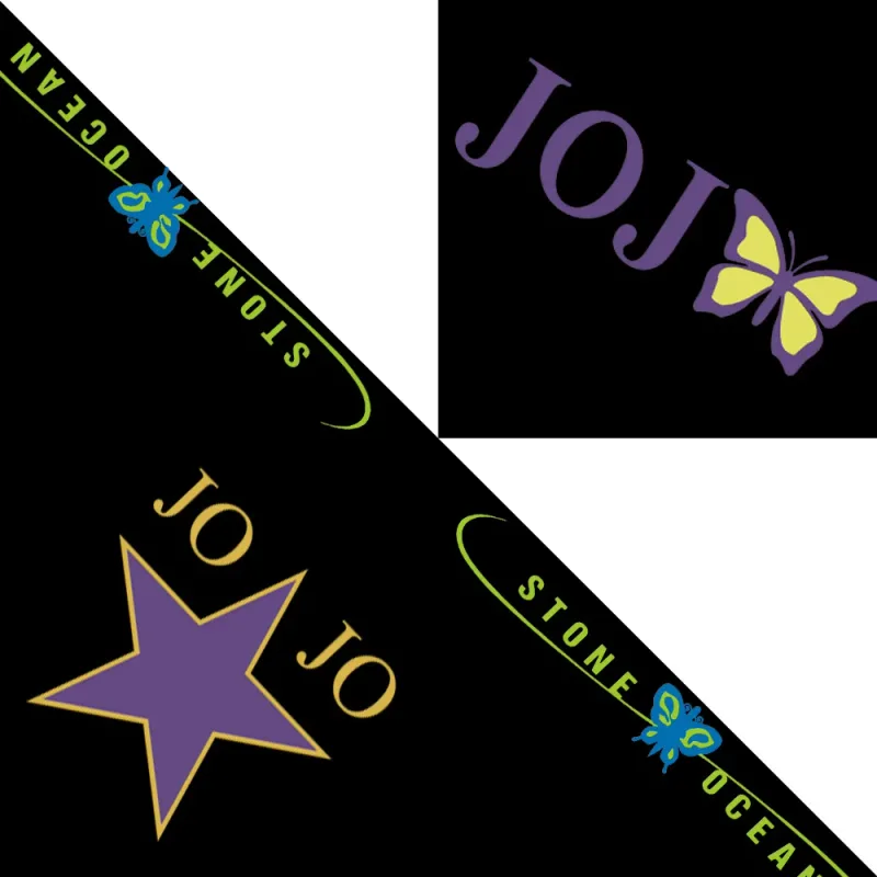 Anime Jojo's Bizarre Adventure Stone Ocean butterfly Felpe con cappuccio sciolto unisex stile anime felpa autunno primavera top