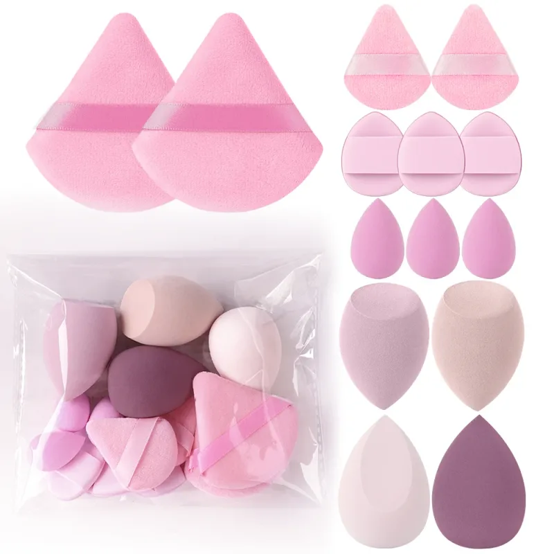 14Pcs Women's Makeup Sponge Set Cosmetic Blender Beauty Egg Foundation Puff Powder Puffs Make up Accessories for Beauty Tools