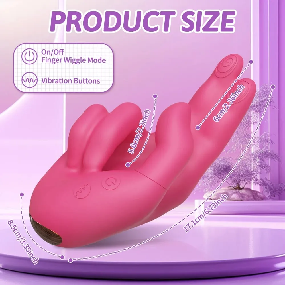 Heating Wiggle Finger Vibrator for Women G-Spot Vagina Vibrator Female Masturbator Nipple Clitoris Stimulator Adult Sex Toys