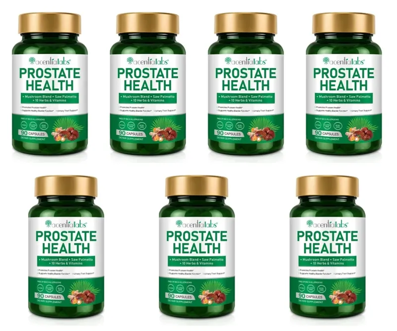 Prostate Health Capsules with Saw Palmetto 2000mg 90 Count Supports Healthy Prostate Function Urinary Flow Urinary Tract Comfort