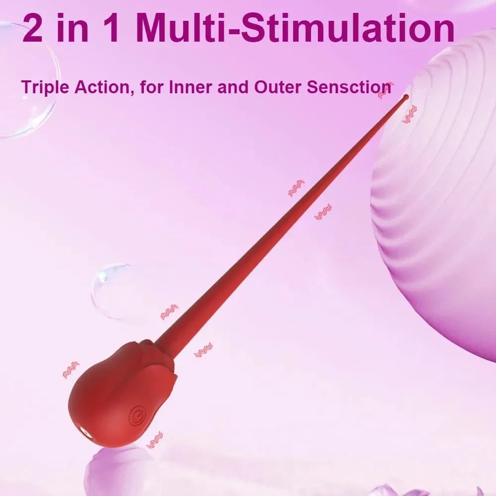Vagina Anal Urethra G Spot Dildo Vibrator for Women Massager Vibrating Clitoris Stimulator Sex Game Sex Toys Adult Supplies 18+