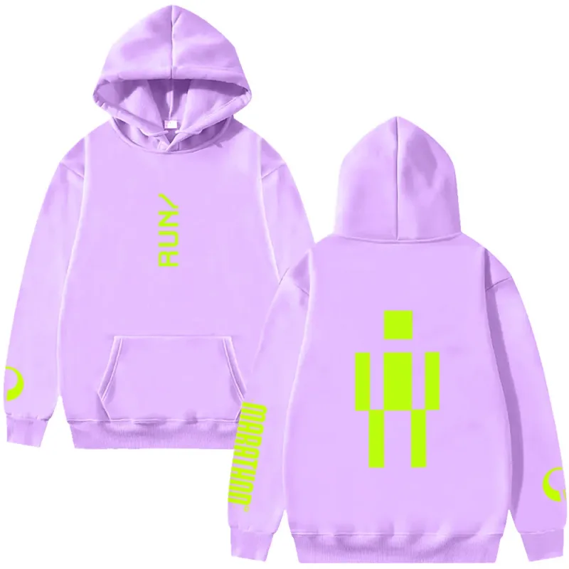 Marathon RUNNER Hoodie Marathon Game Trendy Graphic Clothing Women Men Long Sleeve High Street Sweatshirts Casual Loose Pullover