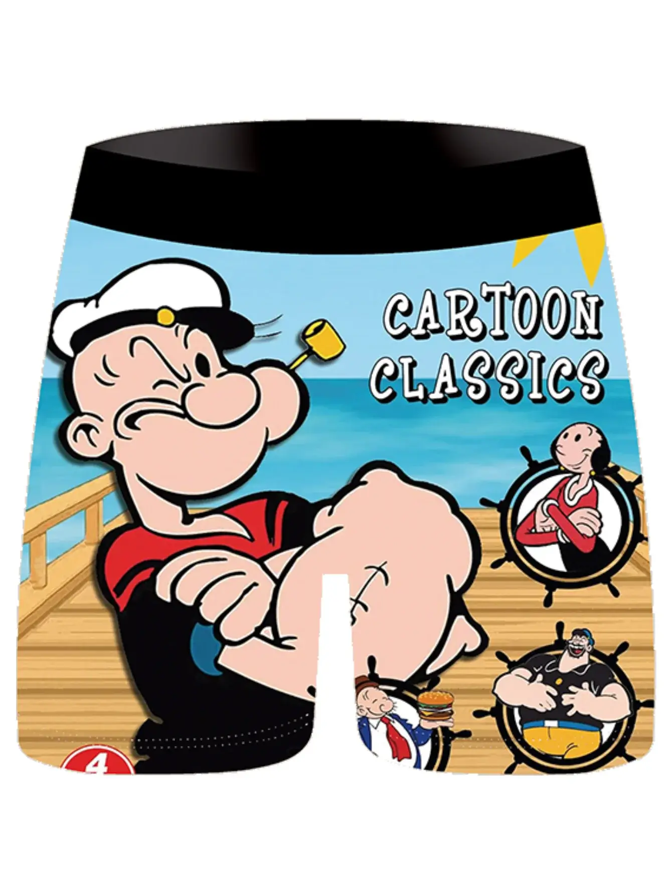 3-Pack Fashionable Men's Boxer Shorts, Comfortable, Soft, Fashionable, Printed, Casual and Versatile Men's Underwear 3256811610932200