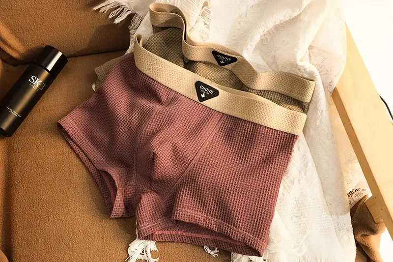 4pcs Men's Boxer Shorts Ice Silk Underwear Underpants Cool Breathable Sexy Slim Panties Mesh Lingerie