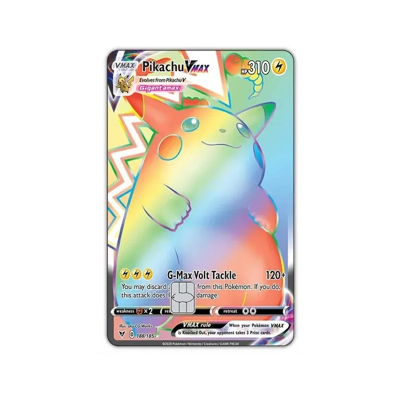 Credit Card Skin Stickers for VISA JCB MasterCard Bank Debit Card and Other IC Magnetic Card Anime Decorate Anti-degaussing