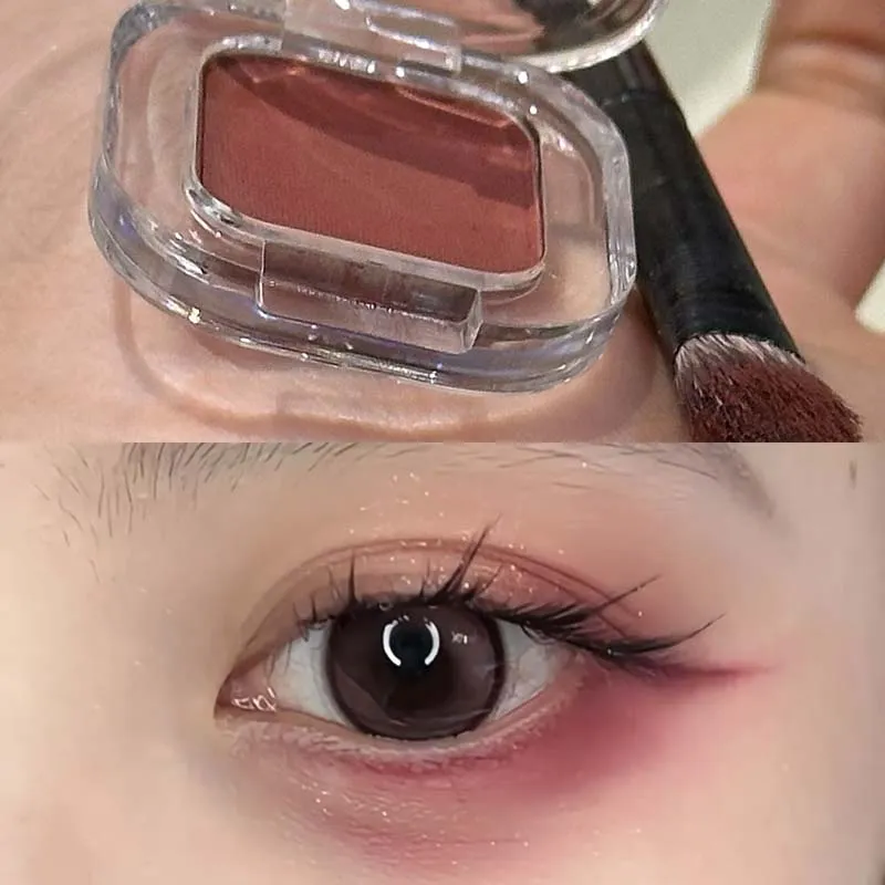 Waterproof Lasting Sexy Red Brown Eyeshadow Smoked Pink Silkworm Lower Shadow Makeup Brown Eyeshadow Palette Eye Makeup Cosmetic