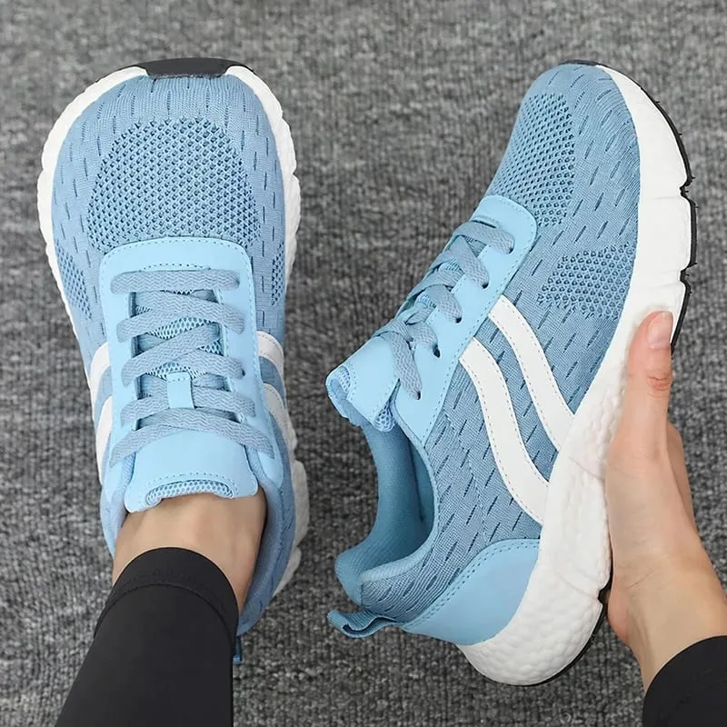 Unisex EVA Soft Sole Sneakers Vintage Commute Walking Shoes Big Size Breathable Wear Resistant Outdoor Running Tennis Shoes