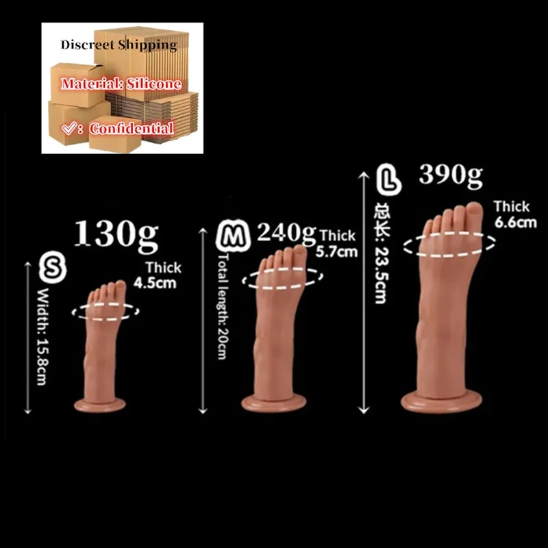 Feet Style Anal Plug Big Silicone Ass ButtPlug Deep Masturbator Dildo Dilator Stimulator Anal Dildo Adult Sex Toy For Women 성인용품