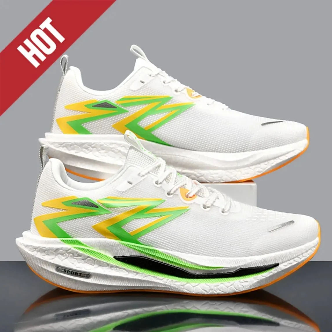 2026 Men Women Marathon Running Shoes Air Cushion Breathable Lightweight Jogging Racing Sports Sneakers Tennis Gym Outdoor — image 4