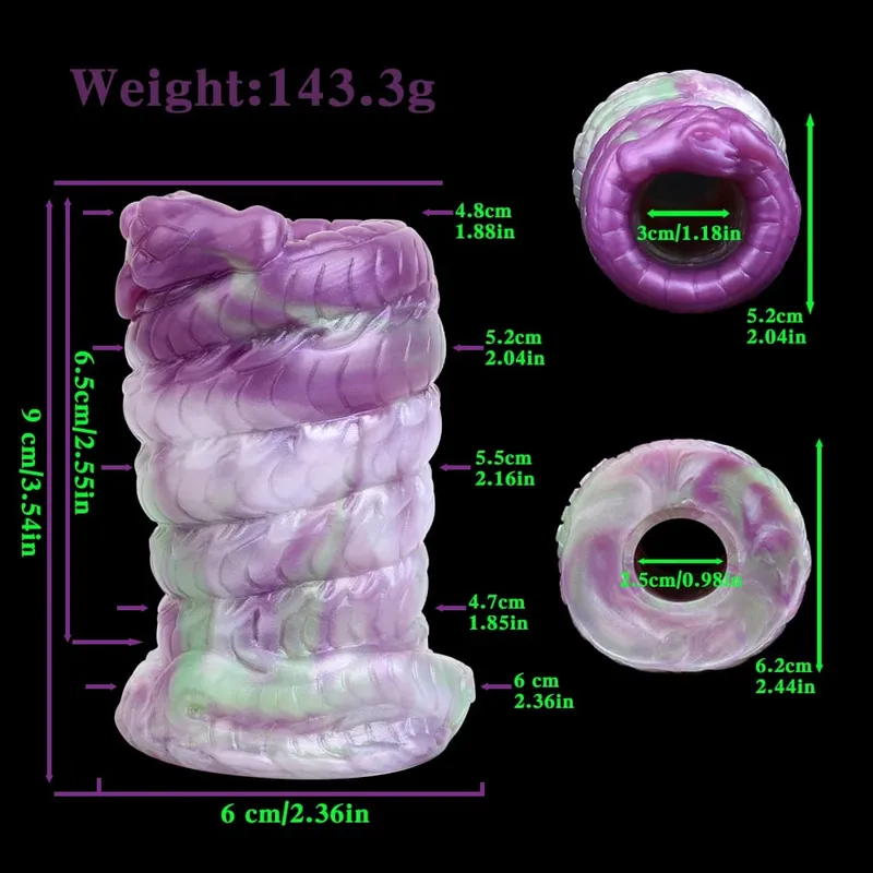Silikonové anální dilatátory Fantasy Small Stroker Masážní penis Sexuální hračka Pro muže Ženy Anus Butt Expand