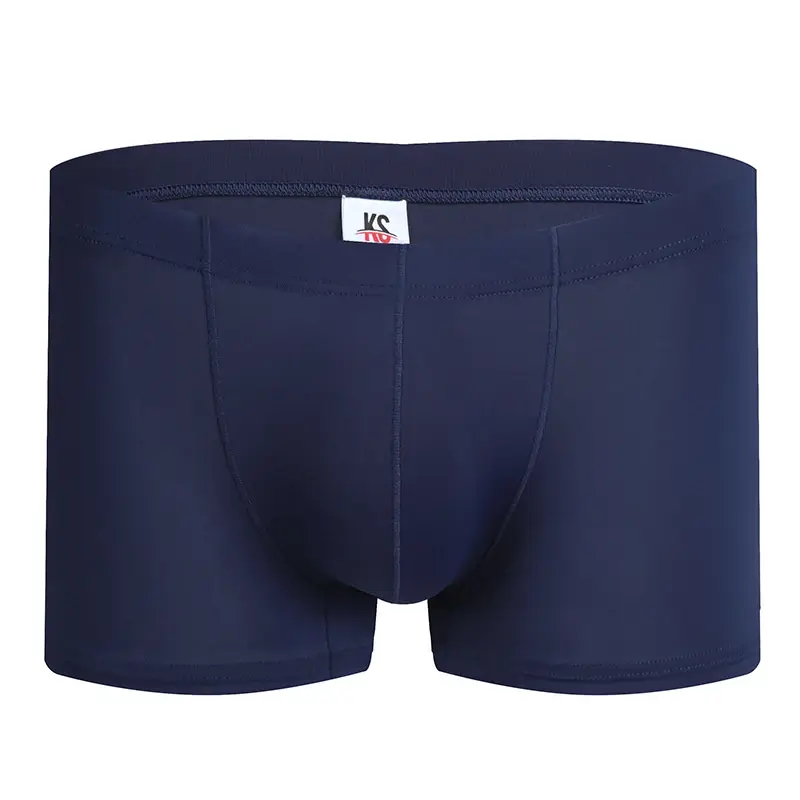 Fashion Boxers Ice Silk Man Underwear Underpants Breathable Comfortable Men's Panties Ultrathin BoxerShorts Trunks