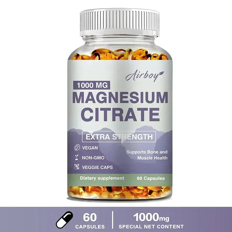 Magnesiumcitrat – Ergänzung zur Stressentspannung, Knochen, Schlaf, Herzgesundheit, Nerven, Muskeln und Stoffwechsel — image 10