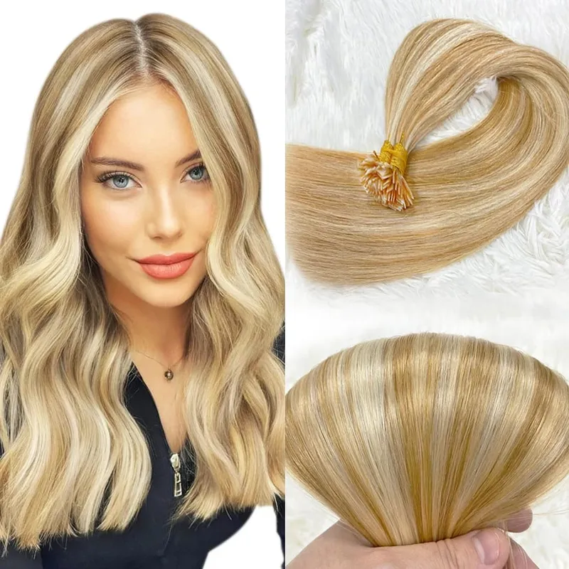 Flat Tip Human Hair Extension Remy Hair 1g/s 18-28 inch Real Remy Silky Straight Black Brown Pre Bonded Keratin Fusion Hair — image 21