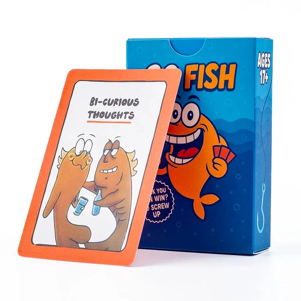 Go Fish Card Game With A Twist Hilarious Gag Gift Fun Family Interaction Party Game for Friends Adults Play Board Games