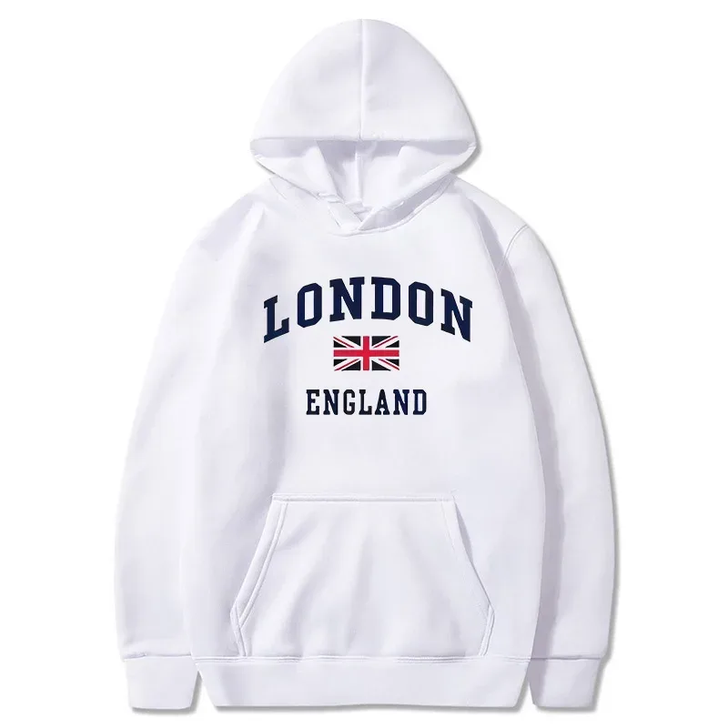 London Inggris Hoodie Pria Berkerudung Kaus Musim Dingin Musim Gugur Bulu Olahraga Luar Ruangan Kasual Pullover Pria Wanita Pakaian Hoodie