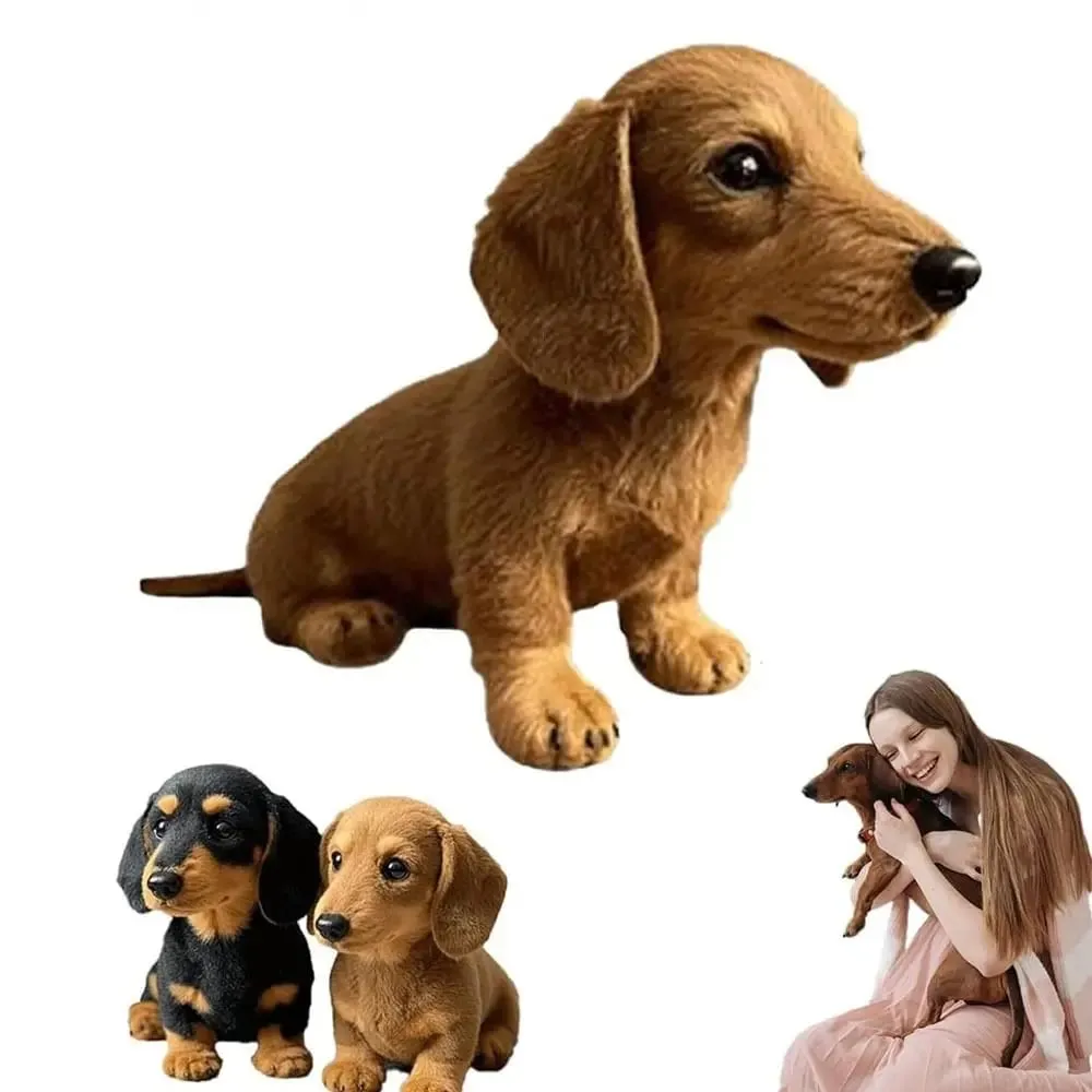 Soft Dog Plush Toy Mimics Natural Movement Simulation Mimic Plush Cute Realistic Stuffed Animals Plush for Emotional Support