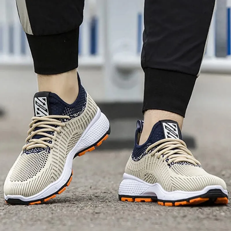 Men's sneakers spring summer new mesh non-slip comfort casual breathable racing outdoor running shoes students speed sports shoe