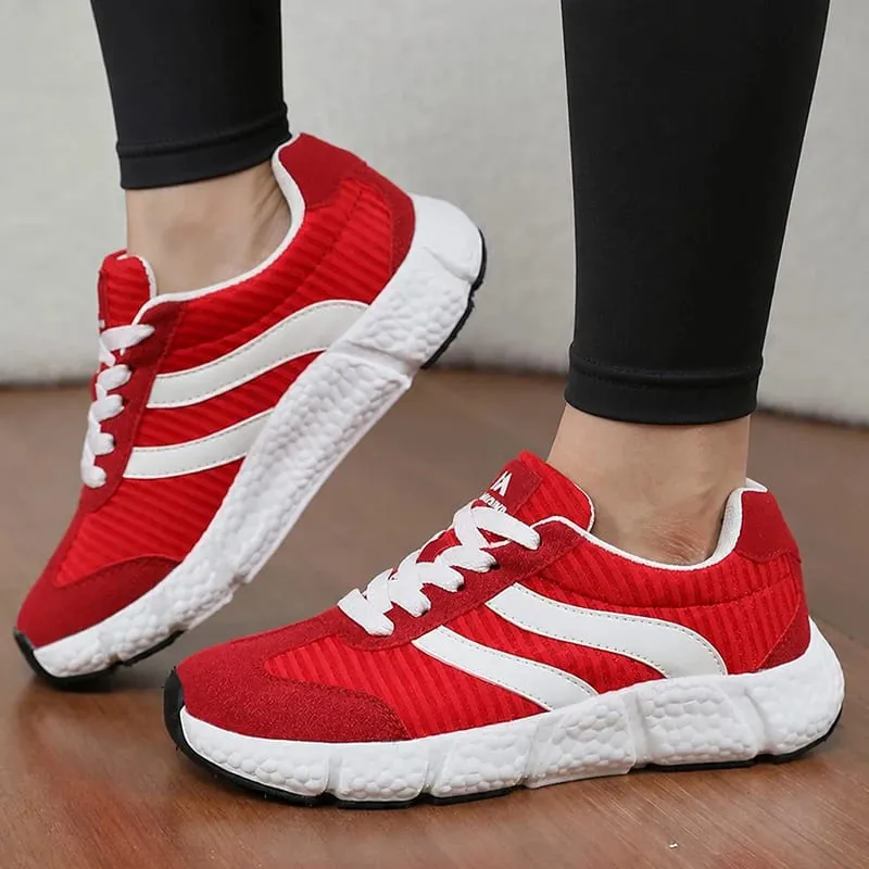 Unisex EVA Soft Sole Running Shoes Lightweight Vintage Casual Sneakers Big Size Breathable Wear Resistant Walking Tennis Shoes