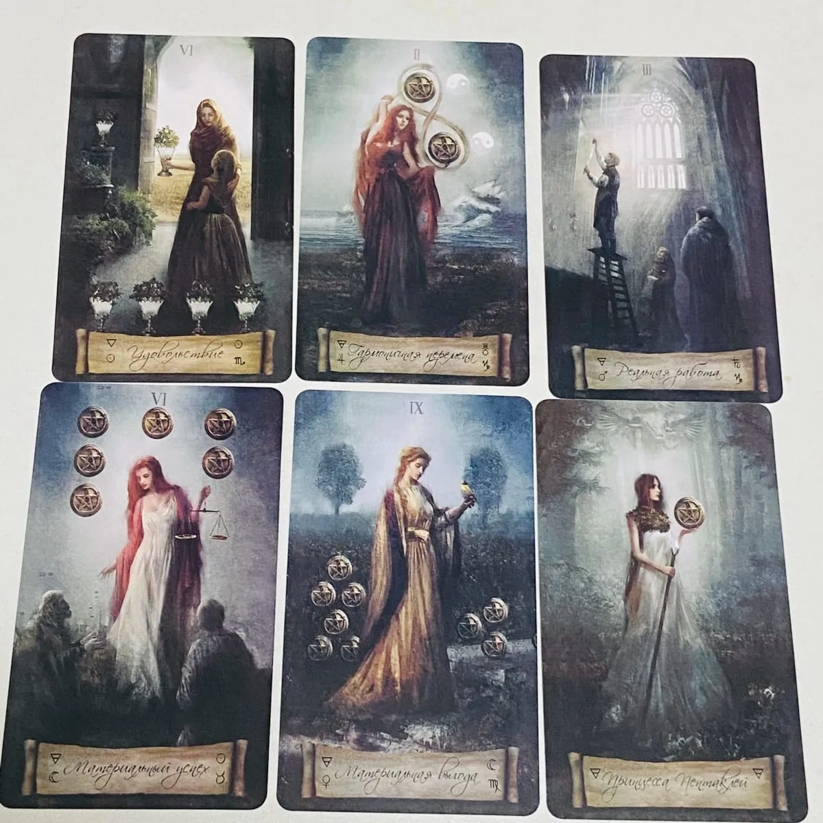 HeБo ЗemЛЯ Tapo Cards Russian Version Board games heaven earth tarot deck 78pcs playing cards