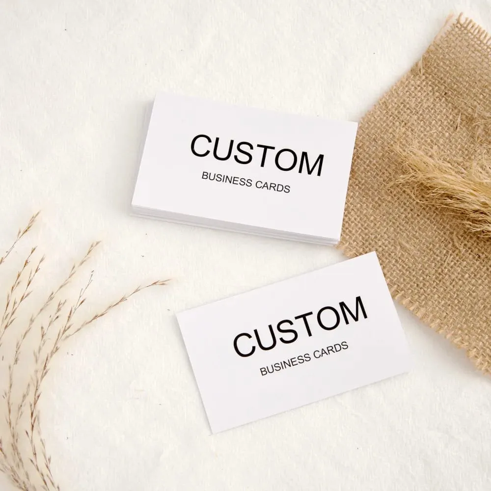 200pcs Custom Business Cards/Cards Desktop Business Cards Thank You Cards Matte Film