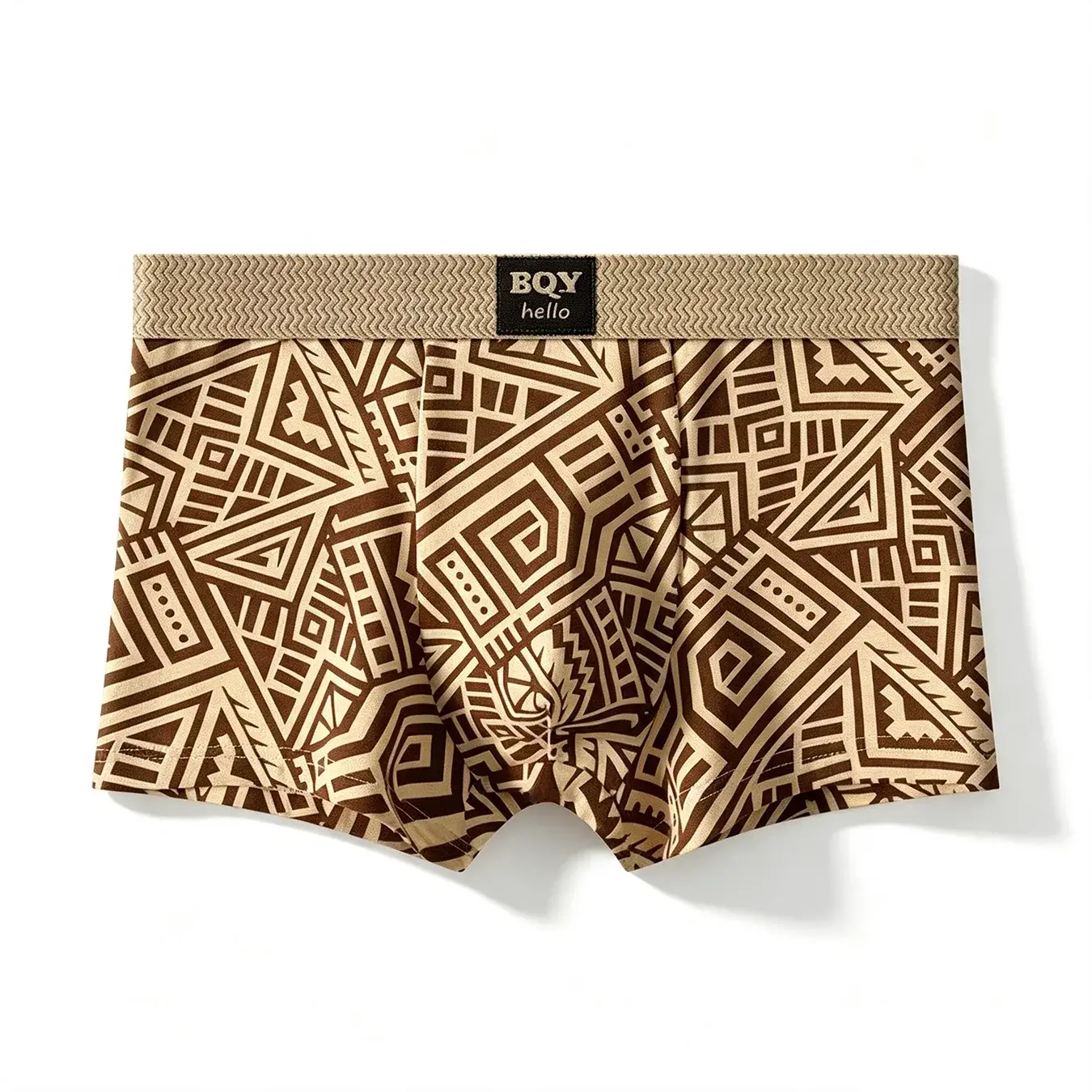Męska oddychająca wygodna bielizna Spersonalizowane bokserki w stylu amerykańskim z nadrukiem Modne etniczne kalesony w stylu retro