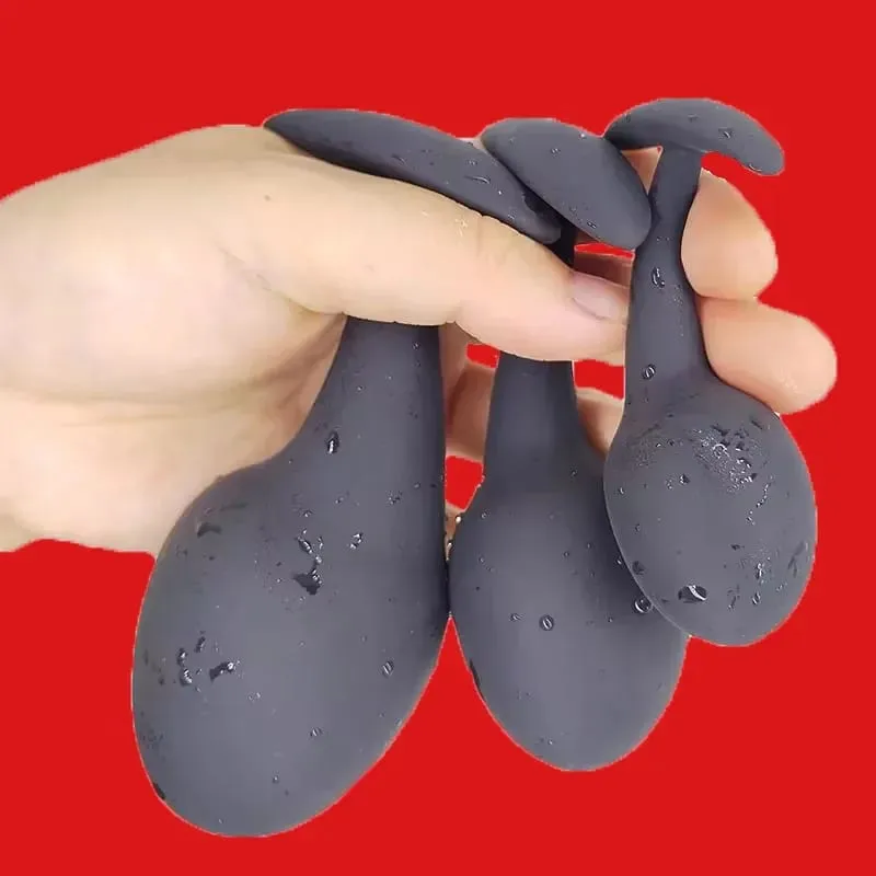 Silicone Anal Dilator But Butt Plug Tadpole Shaped Buttplug Butplug Analplug Anus Ass Beads Anchor Sex Toys Prostate Massage