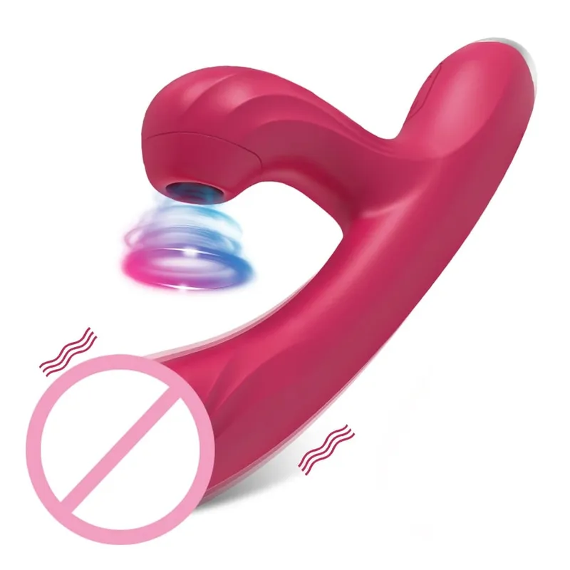 Sucking Vibrator Sex Toys for Women Vibrating Finger Massager with Suction Vibration Clitoral G Spot Stimulation Adult Products