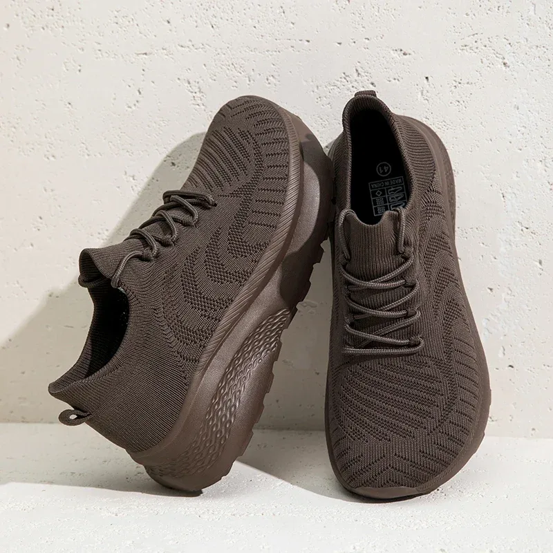 Unisex Men Sneakers Barefoot Casual Wide Last Fashionable Canvas Flat Board Shoe New Wide Toe Breathable Mesh Running Shoes