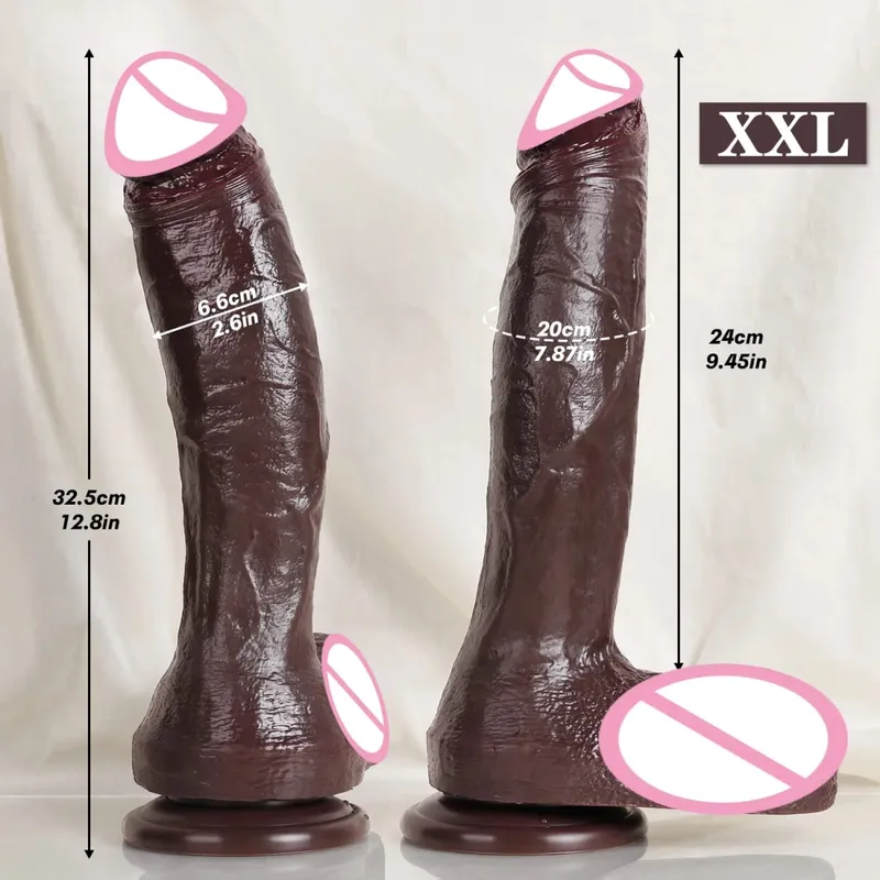 Dildo Realistic Huge Silicone Penis Black Big Cock For Women Sex Toys with Suction Cup Long Dick Butt Plug Dildos Adult Products