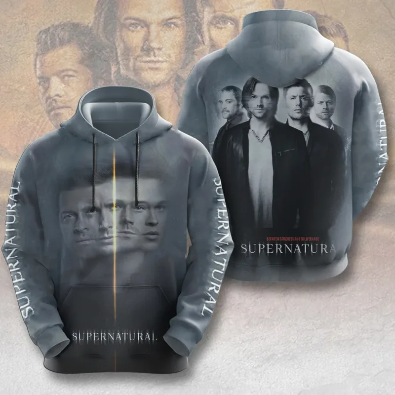 Supernatural TV Series 3D Print Hoodies Men's Women Casual Streetwear Hooded Sweatshirts Pullover Harajuku Y2k Coat Man Clothing — image 11