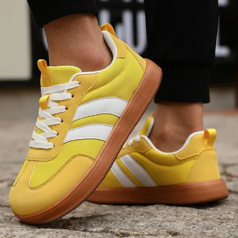 Men's Breathable Zero Drop Walking Shoes Fashion Casual Sneakers Non-Slip Running Shoes Back To School Training Shoes Unisex