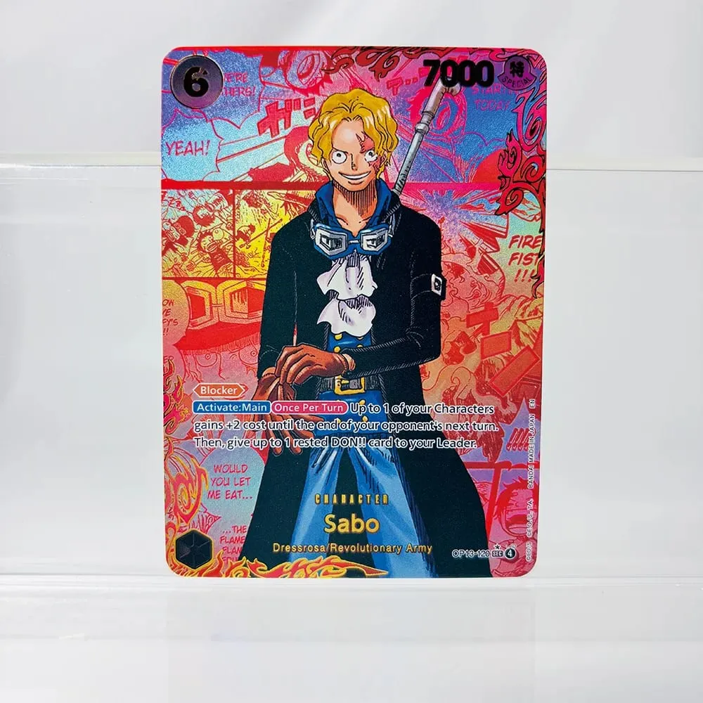 Anime One Piece OPCG Cards English Version CHARACTER/LEADER/EVENT Luffy Shanks Bonney Ace Sabo Collectine Proxy Cards