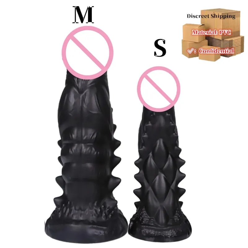 Big Anal Plug Monsters Enlargenmen Prostate Massager Huge Anal Dilator Butt Plug Anal Training Expansion Sex Toys For Women Men