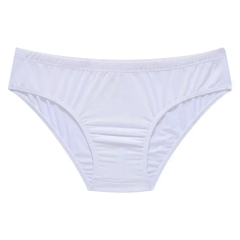 Yeni Erkek Seksi Buz Ipek Hafif Düşük belli Külot Iç Çamaşırı Nefes Alabilen Külot Dikişsiz Rahat U Dışbükey Kese Erkek Külot